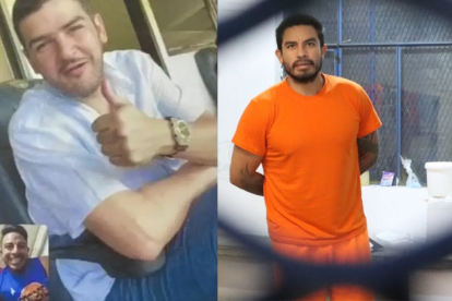 Se puede observar la videollamada que mantuvo Álvarez y el delincuente de Salcedo, cuando este ya estaba en prisión