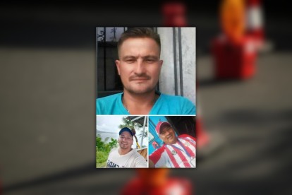 Las víctimas del accidente laboral.