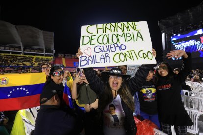 Cecilia llegó desde Cali para ver a su ídolo.