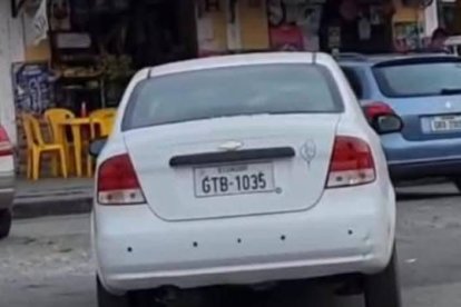 En este carro se movilizaba el cual tampoco aparece.