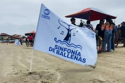 Sinfonía de ballena, en Ayangue.