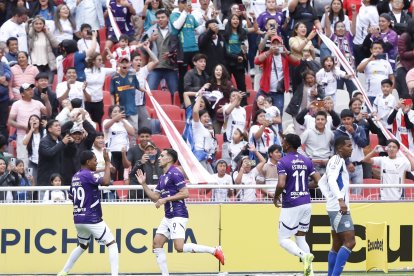 Liga de Quito sumó los tres puntos en casa ante Emelec.