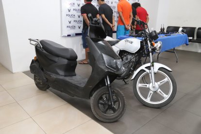 Ninguna de estas dos motos llevadas como evidencia han sido sustentadas aún.