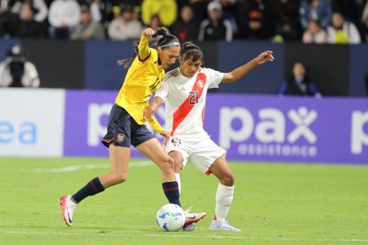 Karen Flores fue de los puntos altos de la Tricolor ante la Albirroja.