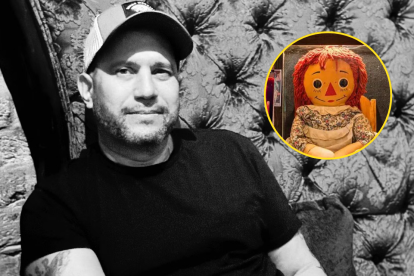 Dan Rivera, investigador paranormal, estaba en una gira en la que mostraba la muñeca que inspiró la película Annabelle.