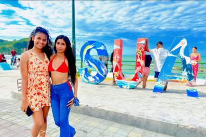 Como tranquil, calificaron unos turistas a este balneario de la Costa ecuatoriana.