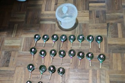 Estos son los chupetes decomisados durante el operativo Gomitas.