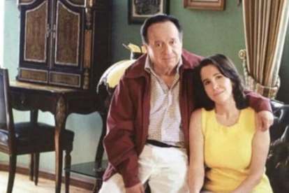 Florinda Meza junto a Roberto Gómez Bolaños.