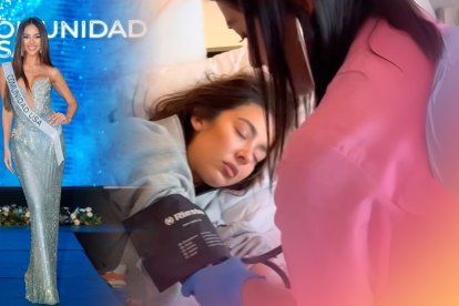 Nadia Mejía tuvo un quebranto en su salud, durante el concurso Miss Universo Ecuador
