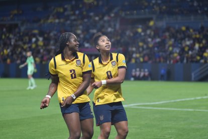 Nayely Bolaños anotó el gol de Ecuador.