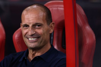 Massimiliano Allegri, entrenador del AC Milan.