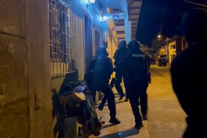 El operativo de captura de los sospechosos se realizó en seis provincias del país.