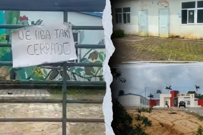 Deterioros en la Unidad Educativa Comunitaria Intercultural Bilingüe Fiba Jaki.