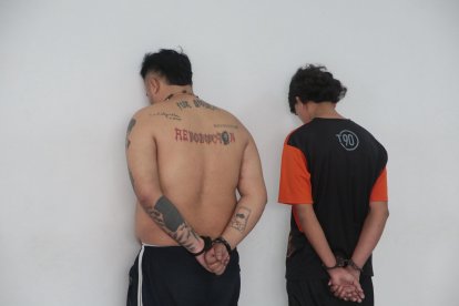 Los detenidos serían parte de una banda delictiva.