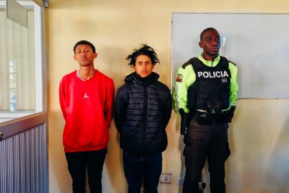 Los detenidos fueron llevados a la Unidad de Flagrancia.