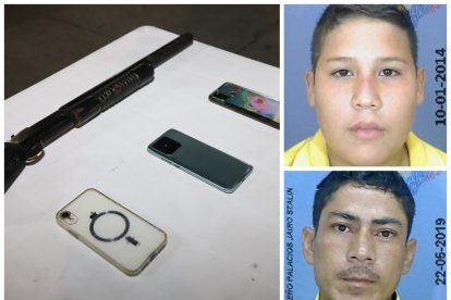 Los hampones tienen antecedentes penales por robo, tenencia de armas y receptación.