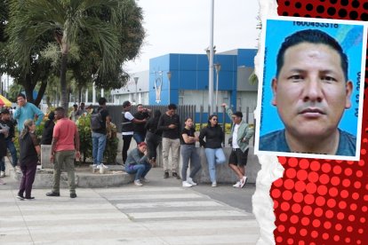 Familiares de Miguel Romero llegaron desde Puyo para retirar su cuerpo.