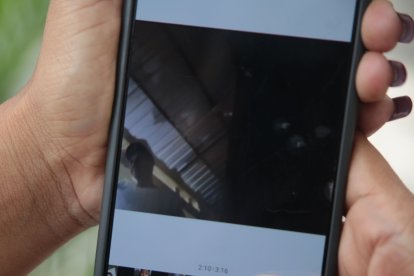 En la grabación se observa el instante exacto en que fue asesinada.