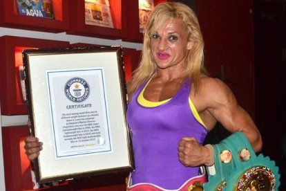 La campeona alcanzó un récord Guinness