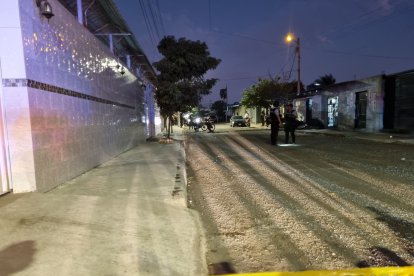 La Policía acordonó el área.