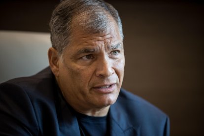 El expresidente de Ecuador Rafael Correa en una foto de archivo.
