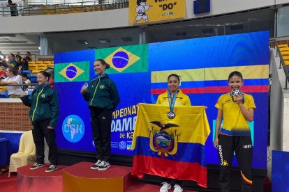 La guayaquileña se quedó con la pica de ganar el oro en el Sudamericano.