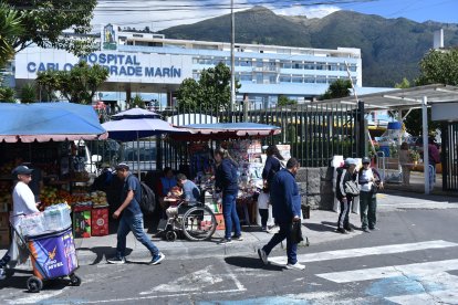 En hospitales como el Carlos Andrade Marín, aún se evidencia el descontento de los afiliados.