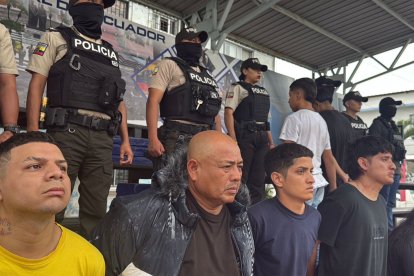 Dos de los detenidos registran antecedentes penales.