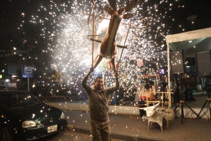 Tampoco pueden faltar las vacas locas cada día de la celebración.