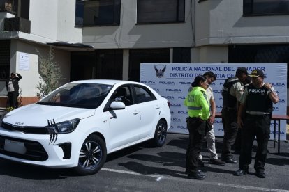 En este auto se movilizaba la víctima.