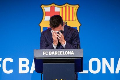 El 5 de agosto de 2021, Messi anunciaba su salida del FC Barcelona.