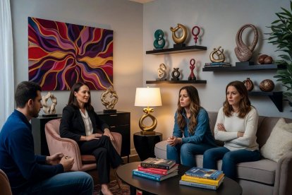 La terapia grupal abrió espacio a temas que esta pareja nunca había abordado.