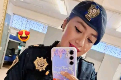 Segundo dice que la chica del video pertenece a otro departamento.