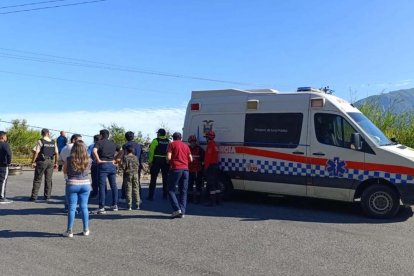Los uniformados iniciaron las pericias para determinar la causa exacta del siniestro.