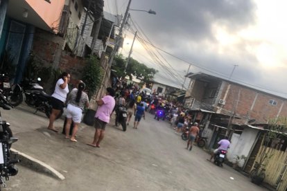 El hecho violento ha causado conmoción en la capital manabita.