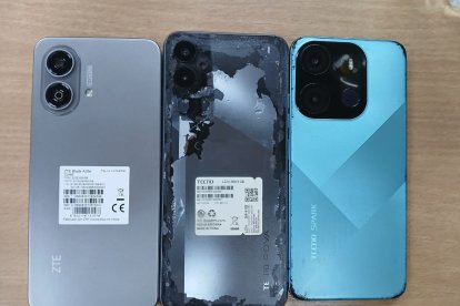 Las evidencias halladas a los detenidos.