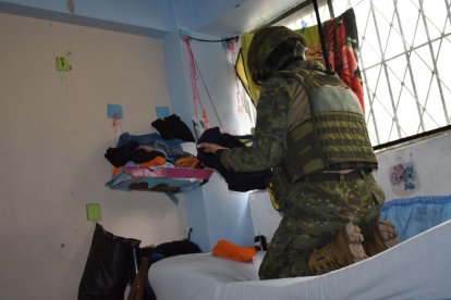 En cárcel de mujeres de Riobamba, hubo sorprendentes hallazgos.