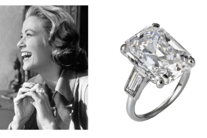 La icónica actriz y musa de Hitchcock Grace Kelly, sin saberlo obtuve el anillo de compromiso más caro de la historia