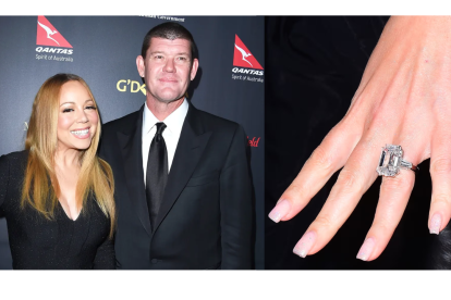 Ese fue el anillo que Packer le compró a Carey para simbolizar su unión.