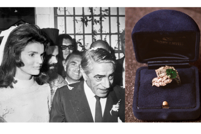 Este anillo fue icónico en su tiempo, a tal punto que muchas novias quería una réplica del mismo