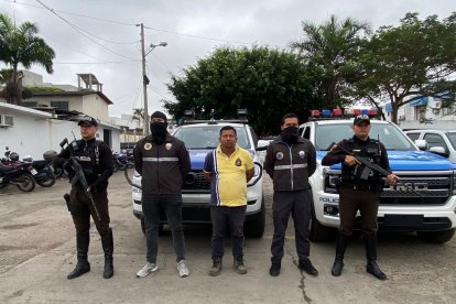 La detención fue en Naranjal.