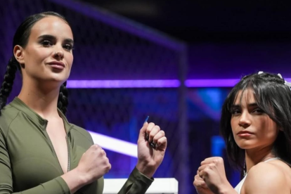 Alana Flores y Gala Montes protagonizan uno de los combates estelares de Supernova Strikers 2025 en el Palacio de los Deportes.