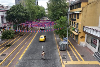 Incluso los fines de semana la zona se ve vacía.