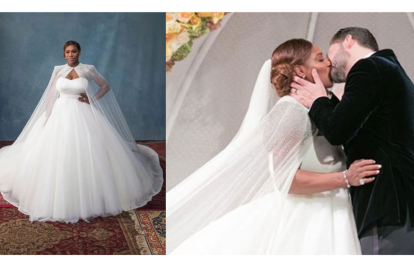 La tenista más importante de la historia, se veía fabulosa en su vestido de novia Alexander McQueen