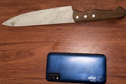 Esta es la evidencia que le encontraron al sujeto.