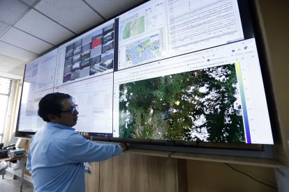 En el Geofísico se monitorea diariamente a los volcanes activos.