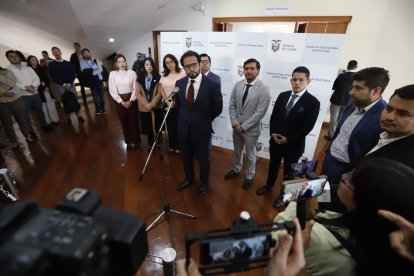 El Comité Nacional de Salud se reunión en las instalaciones del Hospital Eugenio Espejo, en Quito.