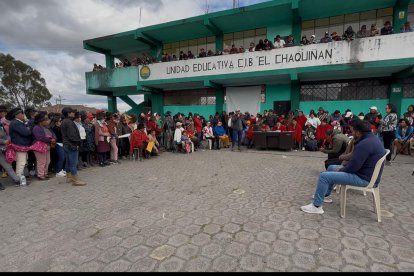 El proceso se realizó en una unidad educativa.