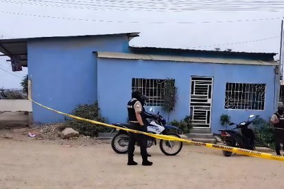 En esta vivienda del barrio Las Minas en el cantón La Libertad residía la víctima mortal