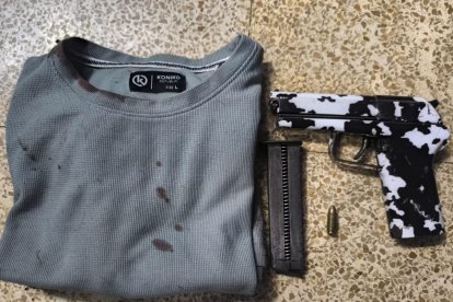 Las evidencias que encontró la Policía.